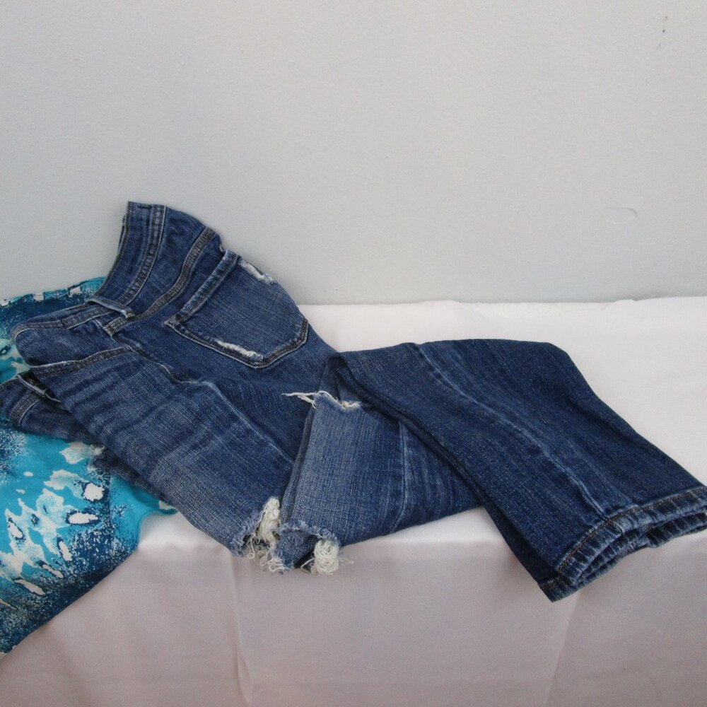 eunina Distressed Sasha Low Rise Relaxed Skinny Jeans - Picture 4 of 8